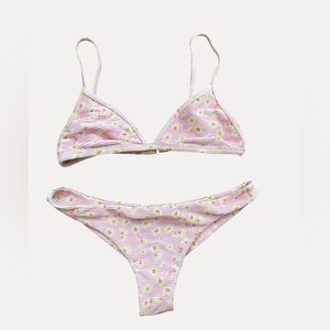 Billabong Pink Floral Bikini - image 1